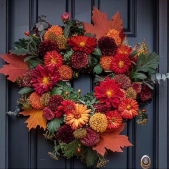 GORGEOUS FALL WREATH NEW - Picture 1 of 3